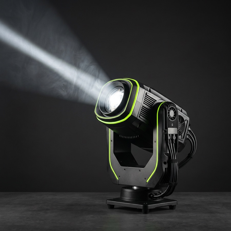 A moving head light fixture